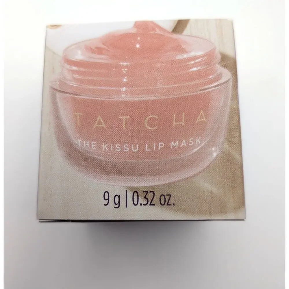 TATCHA The Kissu Lip Mask 9g 0.32 oz Overnight Peach Jelly Treatment NEW
